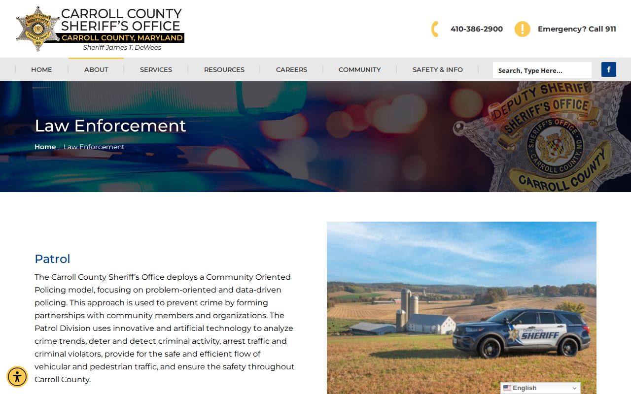 Carroll County Sheriff court holding transport and release process